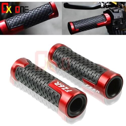 22mm Hand Bar Grips Universal Accessories Motorcycle Component Handle Bar grips Non-Slip Rubber For YAMAHA FZ6R FZ6 R 2009-2020