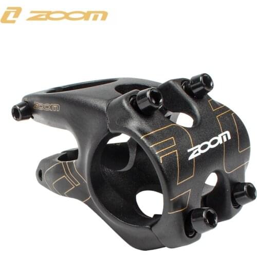 ZOOM Bicycle Stem -12 Degrees Aluminum Alloy Mtb Road Mountain Bike DH AM FR 31.8x40mm Short Bicycle-Sterm Black