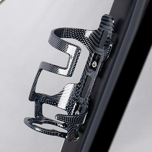 Bike Water Bottle Cage Lightweight PC plastic carbon pattern Bottle Holder for Road Mountain Bikes Bicycle Accessories