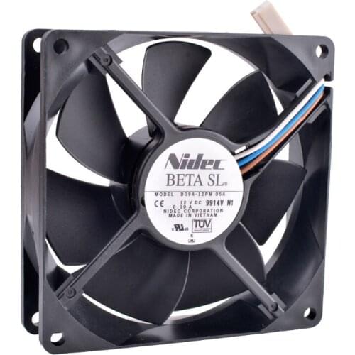 COOLING REVOLUTION D09A-12PM 05A 9cm 9025 9225 90mm fan92x92x25mm 12V 0.10A Double ball bearing computer chassis CPU cooling fan