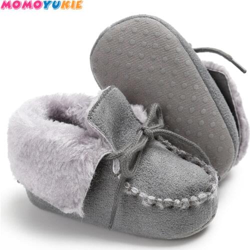 Winter Baby Shoes Boots Infants Warm Shoes Fur Wool Girls Baby Booties Sheepskin Genuine Leather Boy Baby Boots