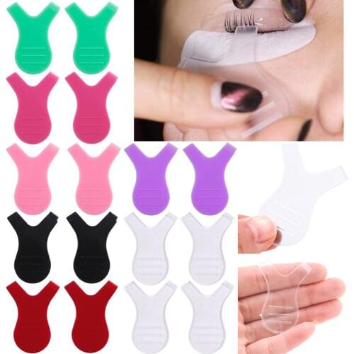 10Pcs/Pack Lash Lift Brush Clean Eyelash Extension Supplies Graft Perm Mini Y Shape Comb Eyelash Brush Women Lash Extension Tool