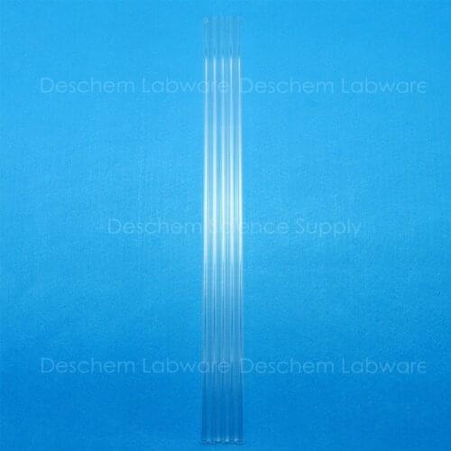 300mm,Quartz Glass Tube,OD 12mm,1.5mm Thcik,Made Form Fused Silica,5Pcs/Lot