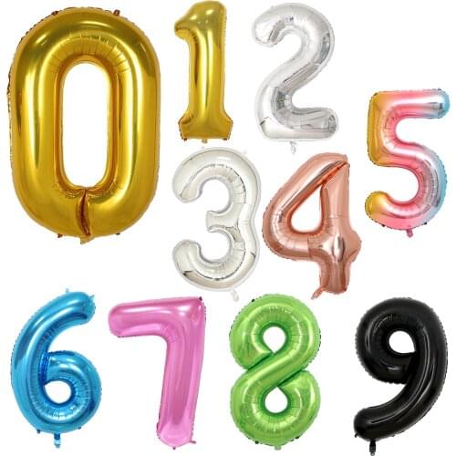 40 inch digital balloon aluminum foil balloon baby shower balloon birthday party wedding balloon holiday party decoration