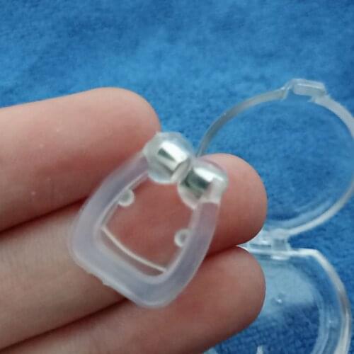 5pcs Anti snoring Device Silicone Magnetic Anti Snore Nose Clip Effective-Easy Stop Snoring Solution Aid