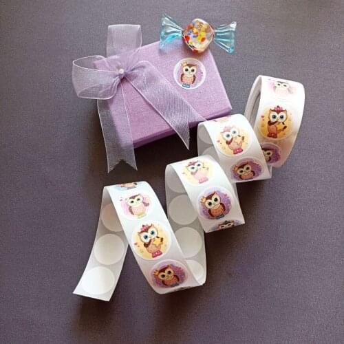 500pcs Kawaii Cartoon Stickers for Kids Various Animal Cute Owl Designs Toys Sticker Pretty Teacher Reward Stationery Sticker