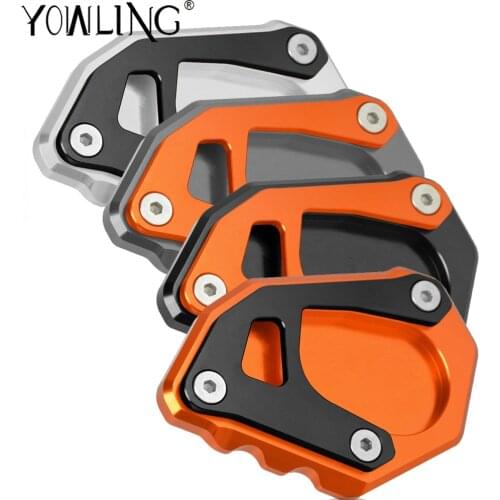 Motorcycle Side Stand Pad Plate Kickstand Enlarger Support Extension FOR 790 Adventure R 2019- 2020 790 Adventure S 790 Adv