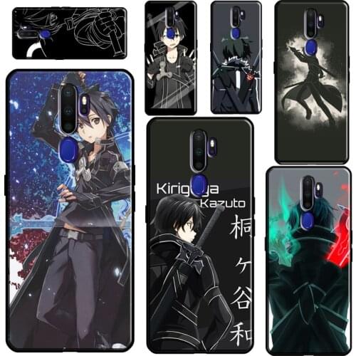 SAO Sword Art Online Kirito Anime For OPPO A31 A53 2020 A5 A9 A1K A15 A3S A5S A52 A72 A92 A83 A91 A93 Reno2 Z F5 F7 Case