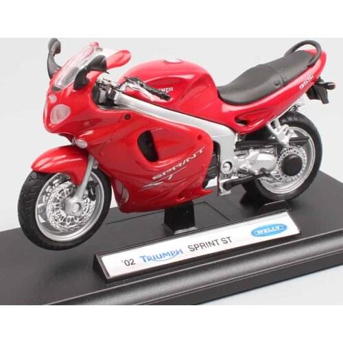 Kids 1:18 scale Welly small Triumph Sprint ST Sport touring bike auto motorcycle Diecasts & Toy Vehicles models Toys thumbnails