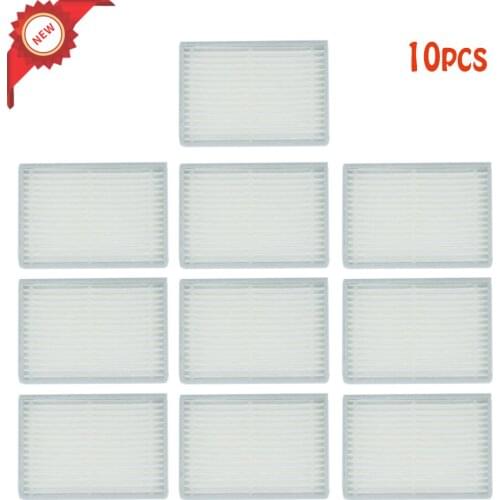 10pcs/lot HEPA Filter for Panda X600 pet Kitfort KT504 Robotic for midea mvcr03 VCR15 VCR16 Vacuum Cleaner Parts accessories