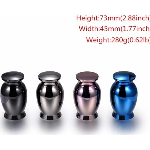 IJU028 Delicate Large Pet Memorial Adult Coffee Gold Keepsake Small Cremation for Ashes Funeral Urn