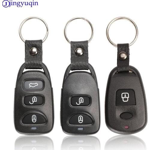 Jingyuqin 20p For Hyundai Elantra Sonata Santa For Kia Carens Replacement 2+1 2 3+1 Buttons Remote Key Shell Case Fob 2+1 Button