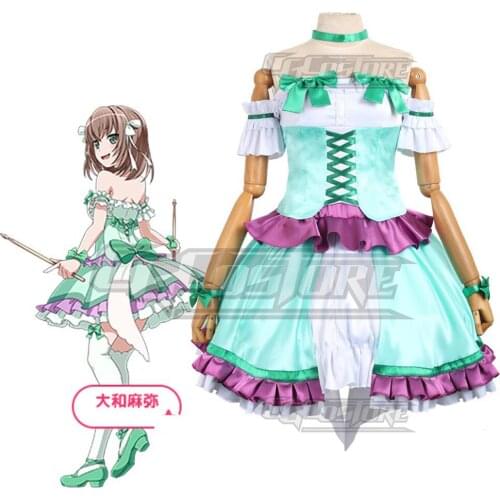 Cosplay Costume Anime Bang Dream! Yamato Maya Pastel*Palettes Dresses Christmas Halloween Free shipping CG238