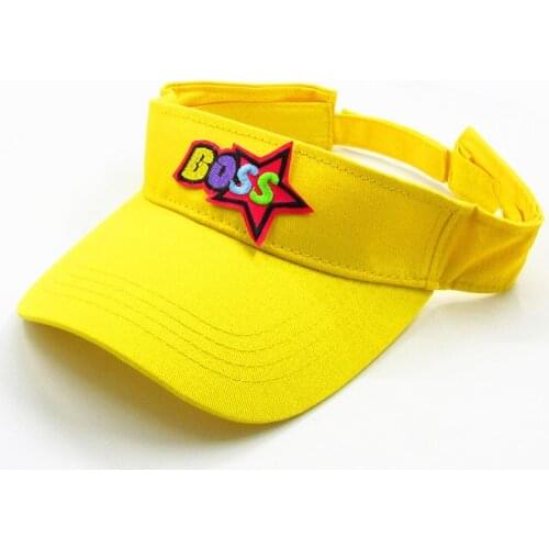 LDSLYJR boss letter embroidery Visors Baseball Cap Adjustable Snapback cap for men and women 293