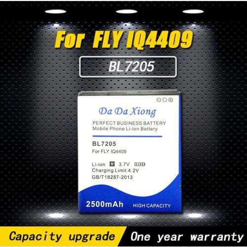 New Listing Model [ BL7205 ] Li-ion Mobile Phone Battery for fly IQ4409 Quad ERA life 4, BL 7205 Accumulator Phone Battery