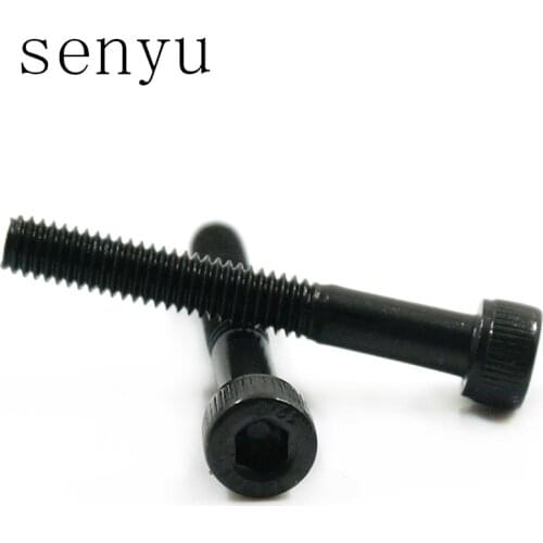 LuChang M3 M4 Thread Screws Metric Thread DIN912 Grade Black 12.9 Alloy Steel Hexagon Socket Head Cap Screw Bolts