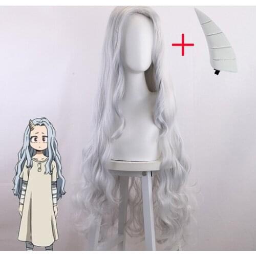 My Hero Academia Eri Chisaki Wig With Horn Hairpin Headwear Cosplay Costume Boku no Hero Academia Hiro Akademia Hair Wigs