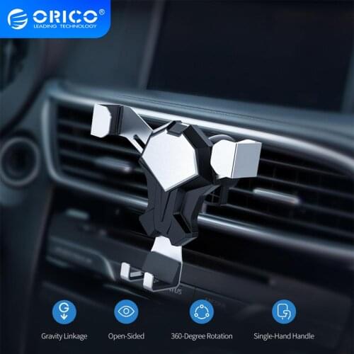 ORICO Car Holder Air Vent Mount Clip Car Phone Stand For 4-6.5 Inches Celular Phone Gravity Smartphone Holder Support For iphone