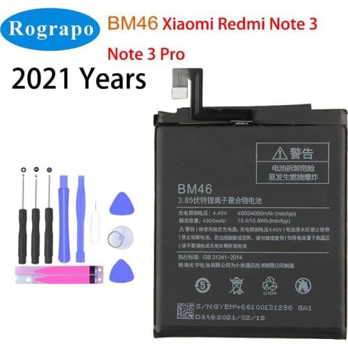 Rograpo Xiaomi Redmi Note Prime Batteries