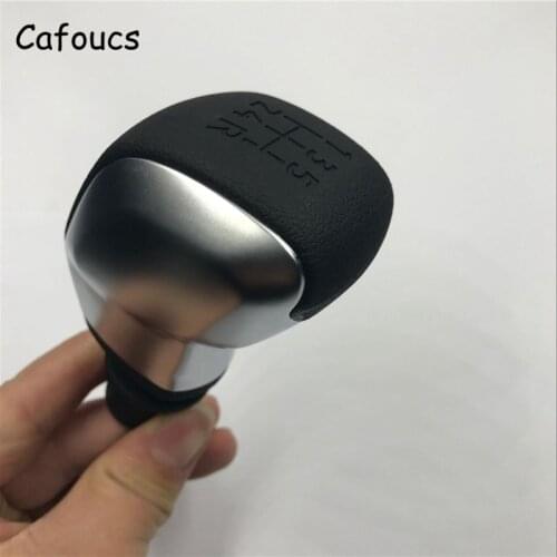 Cafoucs Car Gear Shift Headball Knob For Peugeot 307 308 408 2008 3008 For Citroen Triumph Sega Elysee C4L C2 Shifter Gear Lever