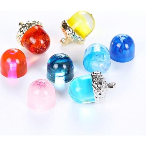 DIY Silicone Mold Pendant Cap Holder Epoxy Resin Jewelry Making Tools Necklace Molds 3D Solid Handmade Gifts Fondant Cake Bakery