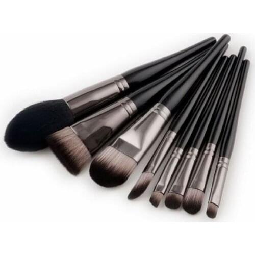 High quality taken synthetic hair cosmetic brushes kits 8PCS soft hair powder makeup brush set in shadow