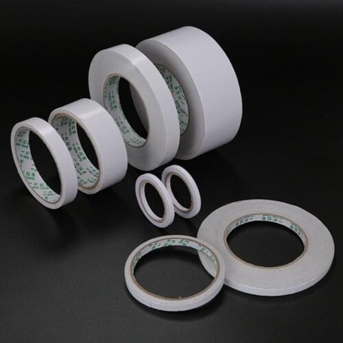 1 Roll 8 Meter Hot Super Strong Double Faced Powerful Adhesive Tape Paper Double Sided Tape for Mounting Fixing Pad Sticky