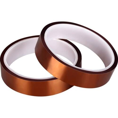 1PCS 3D printer high temperature tape heating bed plate special PLA ABS tawny small roll
