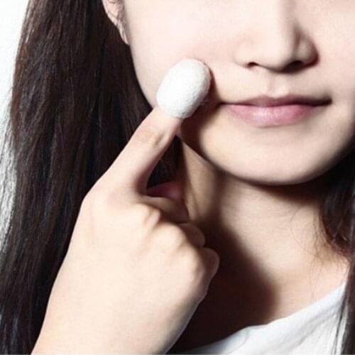 100Pcs Organic Natural Silk Cocoons Silkworm Balls Facial Skin Care Scrub Purifying Acne Anti Aging Whitening MPwell