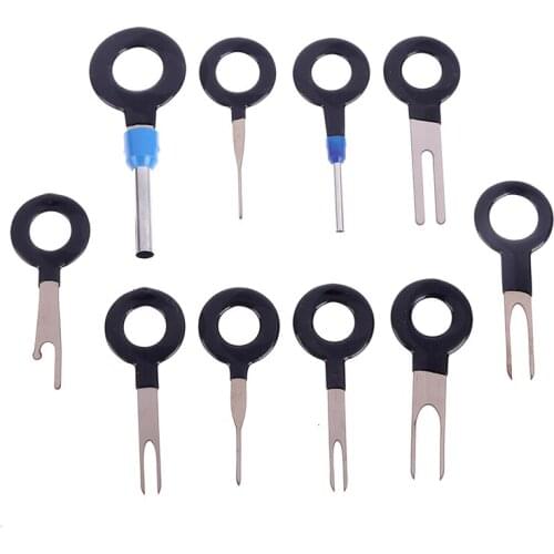 18Pcs Car Plug Terminal Remove Tool Set Key Pin Automotive Kit Accessories Connector Pin Extractor Kit