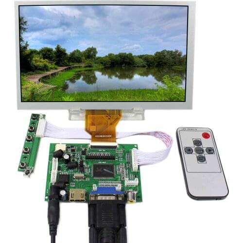 8" 800x480 AT080TN64 8inch LCD Screen+ HD MI VGA 2AV LCD Controller Board