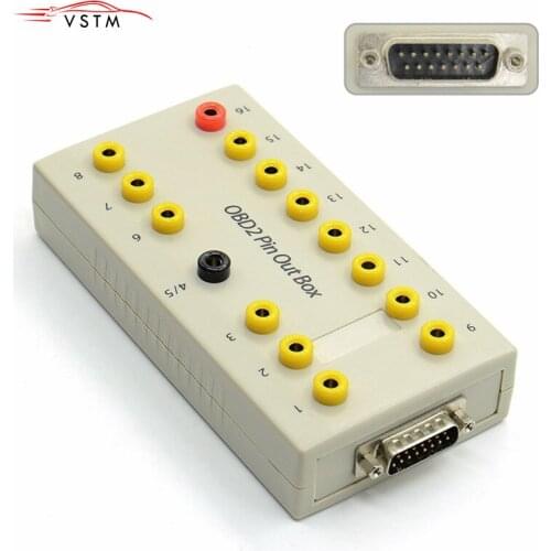 Car Diagnostic cable for OBD2 Pin Out Box OBDII Breakout Box Tester Pin Out box OBD2 for diagnostics