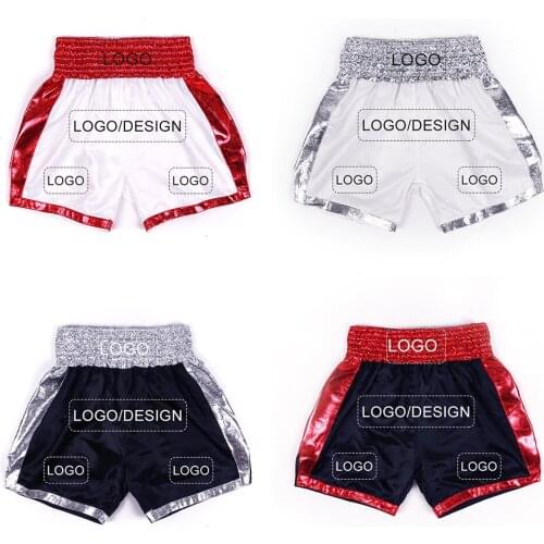 Custom Muay Thai Boxing Shorts for Mens Womens Kids Teenagers Kickboxing Fighting MMA Trunks Sanda Grappling Bjj Short Pants