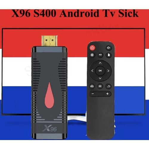 Dutch X96 Mini S400 4K Tv Stick Android 10.0 Allwinner H313 Quad Core 2GB 16GB Smart Tv Media Player TV Box Google Fire Dongle