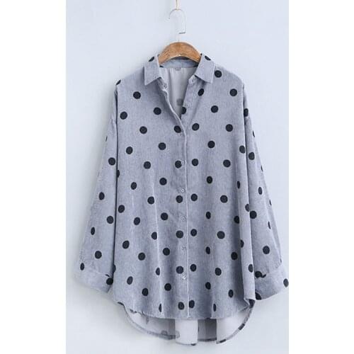 Johnature Women's Corduroy Shirts