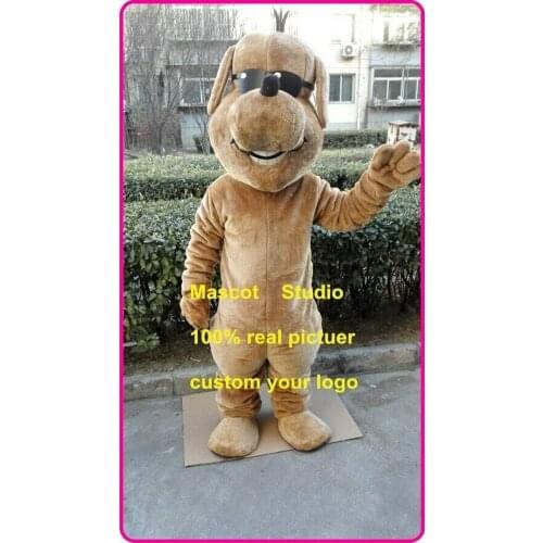 Glass Dog Mascot Costume Cosplay Fursuit Party Game Dress Outfit Halloween Adult