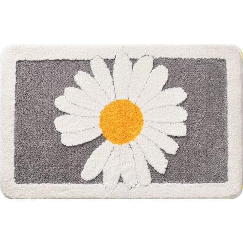 Floor Mat Home Entrance Mat Bathroom Absorbent Toilet Entrance Non-Slip Mat Entrance Foot Mat House Door Entrance Decoration Mat