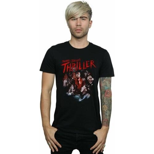 Michael Jackson Men Thriller Ghouls T-Shirt Printing Apparel Tee Shirt