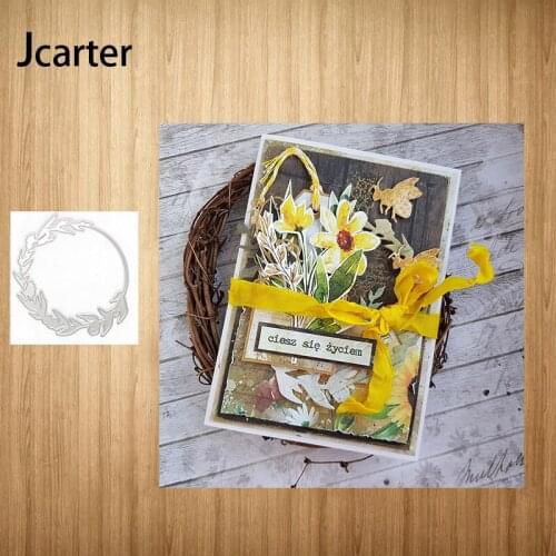 Circle Branch Metal Cutting Dies Shape for Scrapbooking Handmade Craft Die Cut Stencil Card Make Mould Sheet Decoration Design