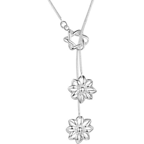 Fashion Jewelry Necklace Lady Wholesale Charm Silver Color Pendants For Women Fashion Jewelry Pendant AN459/acpaitwa