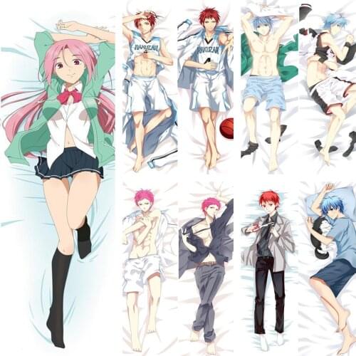 Japan Anime Kuroko No Basketball characters Kuroko Tetsuya Kagami Taiga Dakimakura throw pillow cover Hugging Body pillowcase