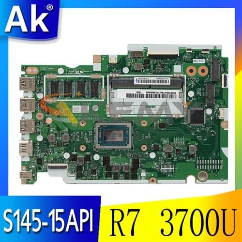 NM-C511 For Lenovo IdeaPad S145-15API portable motherboard NM-C511 with CPU R7 3700U and 4G DDR4 100% test work Mainboard
