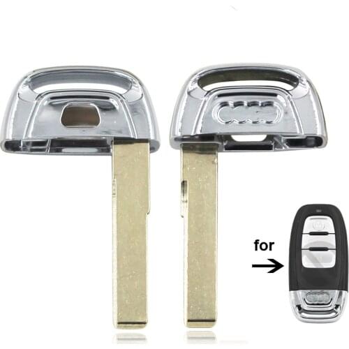New Emergency Key Insert Key Smart Ignition Key Remote Key Blank HAA HU66 Uncut Blade for Audi A3 A4 A5 A6 A7 A8 Q5 Allroad