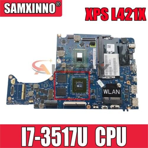 Original CN-0HJNC8 0HJNC8 laptop Motherboard For DELL XPS L421X QLM00 LA-7841P SR0N6 I7-3517U N13P-GV-S-A2 Mainboard