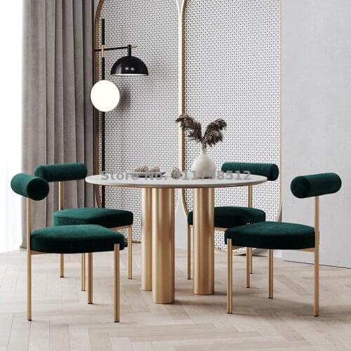 Simple modern dining chair home Nordic minimalist western food milk tea chair computer back chair office negotiation chair makeu