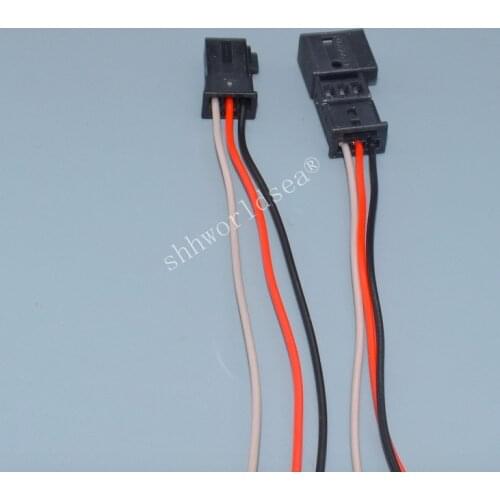 Shhworldsea 3 Pin 1-968700-1 1355620-1 Auto Stereo Connector Car Speaker Plug Treble Plug Rain Sensor Socket For VW For BMW