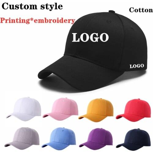 Custom Hat with Embroidered Logo Baseball cap name pictures text customized logo cap for women and men snapback cap for men cap