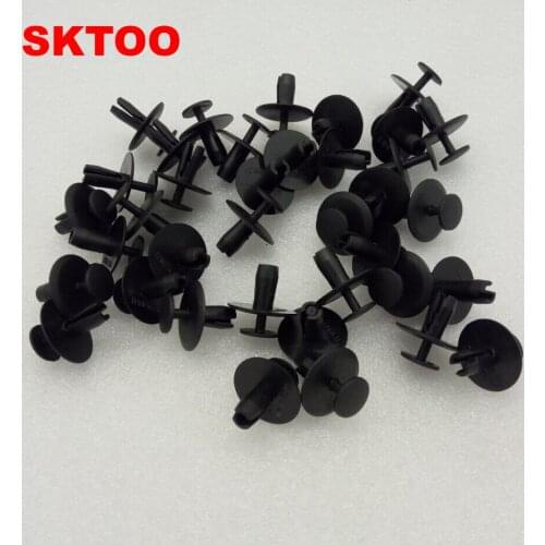 SKTOO 50pcs for Peugeot 307 207 206 408 Triumph Sega snap cover sound insulation cotton / air conditioning filter clip