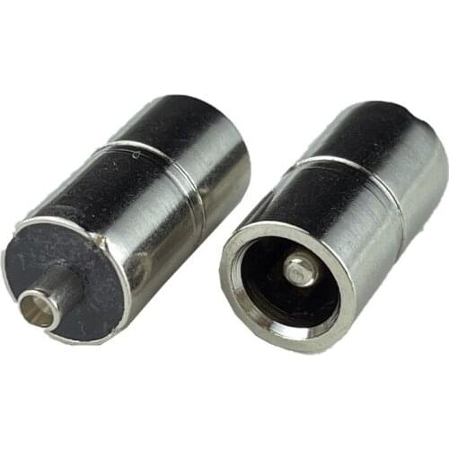 Welding Pin With Cathode 5521 5525 Large Current Vertical Cylinder DC JACK Power Supply With Ground Female Base Socket