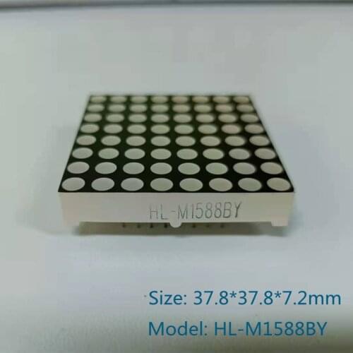 LED Dot Matrix Conventional General 3.75 yellow Dot Matrix 3.75 dot matrix 1588 dot matrix 88 dot matrix